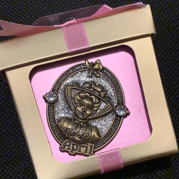 Disney parks Mary poppins glitter gems April pin